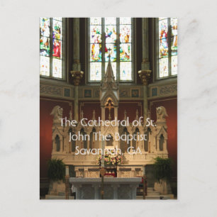 The Altar of The Cathedral of St. John The Baptist Postcard