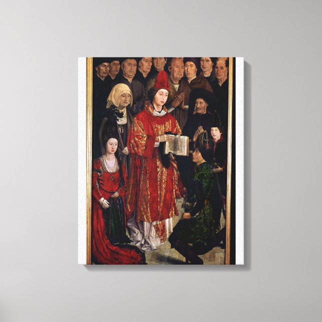 The Altarpiece of St. Vincent Canvas Print (Front)