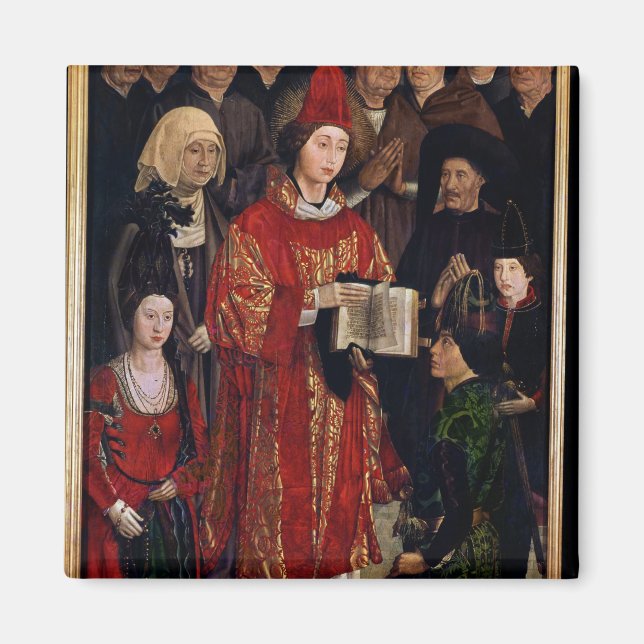 The Altarpiece of St. Vincent Magnet (Front)