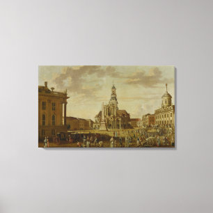 The Alter Markt with the Church of St. Canvas Print
