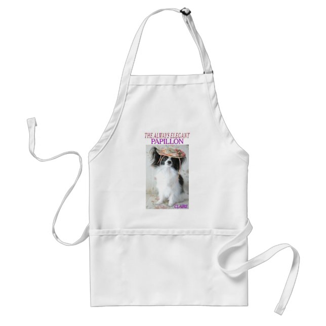 THE ALWAYS ELEGANT PAPILLON STANDARD APRON (Front)
