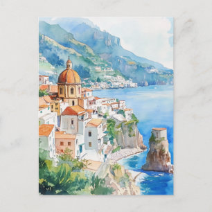 The Amalfi Coast, Italy Postcard
