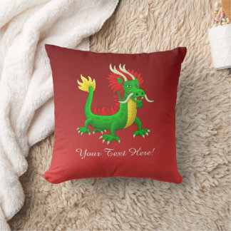 The Amazing Azure Dragon Cushion