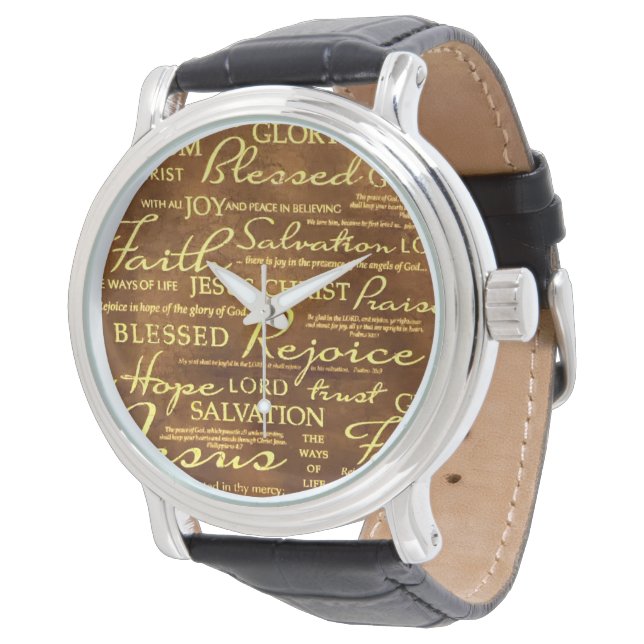 The Amazing Blessing and Faith Of Jesus Christ Watch (Angled)