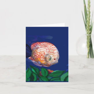 The amazing fish note card