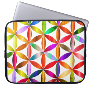 The Amazing Flower of Life on an Electronics Bag