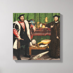 The Ambassadors, 1533 Canvas Print