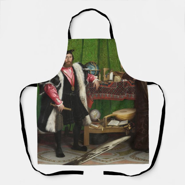 The Ambassadors, Holbein the Younger Apron (Front)
