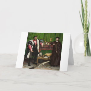 The Ambassadors, Holbein the Younger Card