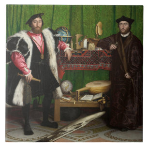 The Ambassadors, Holbein the Younger Tile