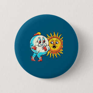The America Solar Eclipse 4 08 6 Cm Round Badge
