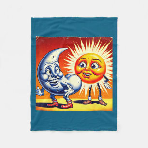 The America Solar Eclipse 4 08 Fleece Blanket