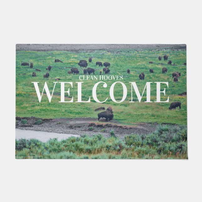 The American Bison Doormat (Front)