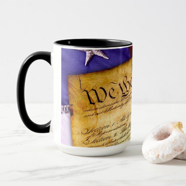 The American Constitution Mug (With Donut)