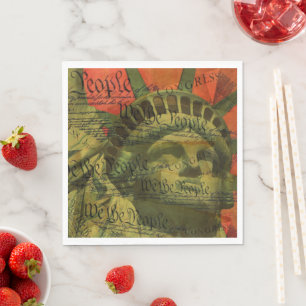 The American Constitution Napkin