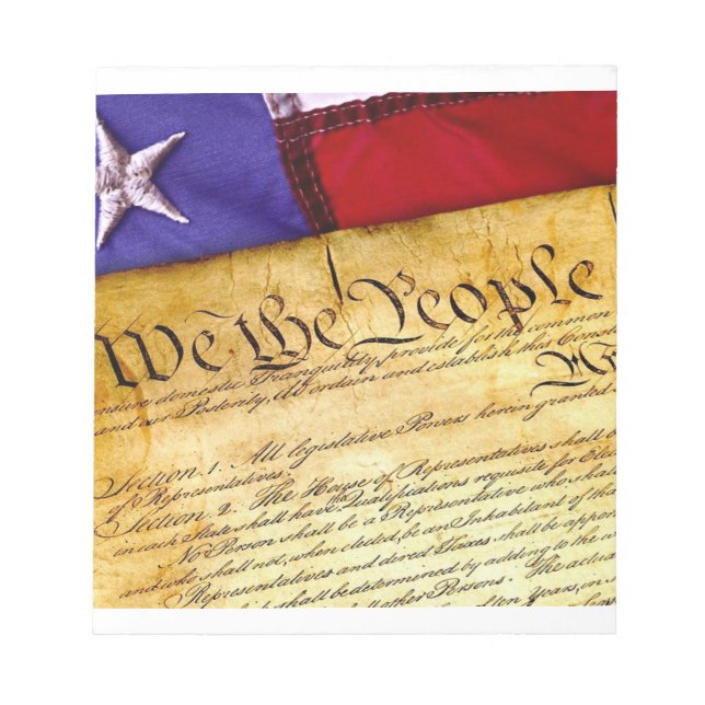 The American Constitution Notepad (Front)