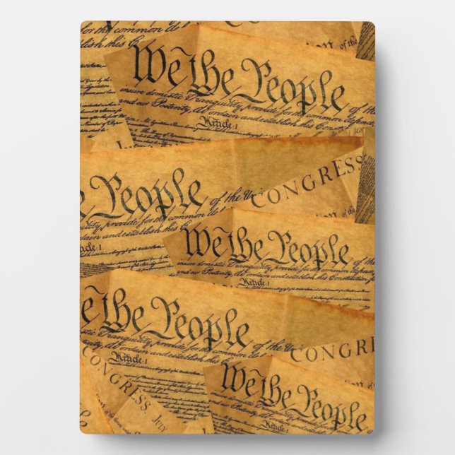 The American Constitution Plaque (Front)