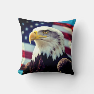 The American Eagle – Vintage Emblem of the Nation Cushion