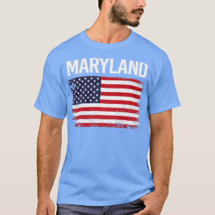 The American Flag Maryland T-Shirt