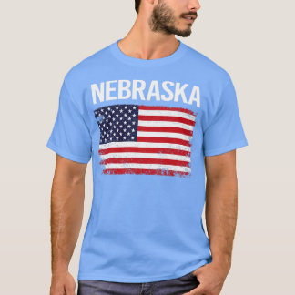 The American Flag Nebraska T-Shirt