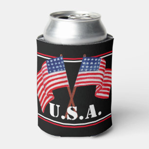 The American Flag - U.S.A. Can Cooler