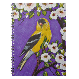 The American Goldfinch Spiral Notebook