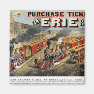 The American Railway Scene at Hornellsville Magnet