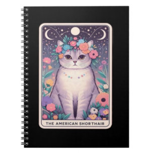 The American Shorthair Cat Tarot Card Notebook