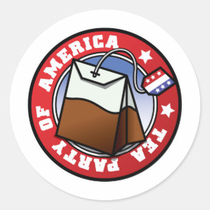 The American Tea Party Classic Round Sticker
