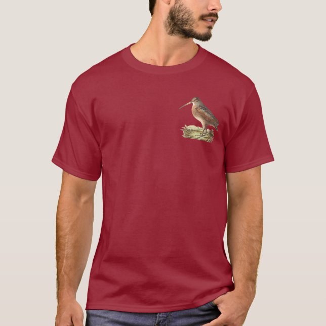 The American Woodcock (Rusticola minor) NY Bird T-Shirt (Front)