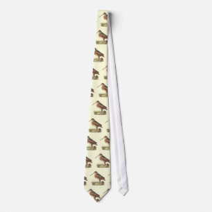 The American Woodcock (Rusticola minor) NY Bird Tie