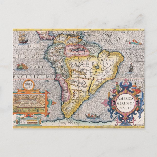 The Americas 5 Postcard (Front)