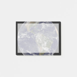 The Americas On Earth Day. Post-it Notes