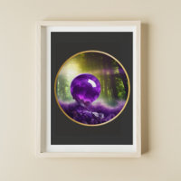 The Amethyst Orb Fantasy Digital Art 