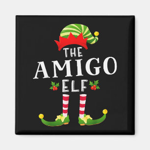 The Amigo Elf Christmas Matching Pajama Magnet