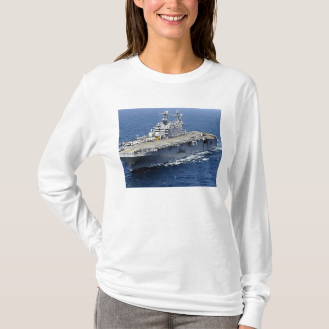 The amphibious assault ship USS Peleliu T-Shirt (Front)
