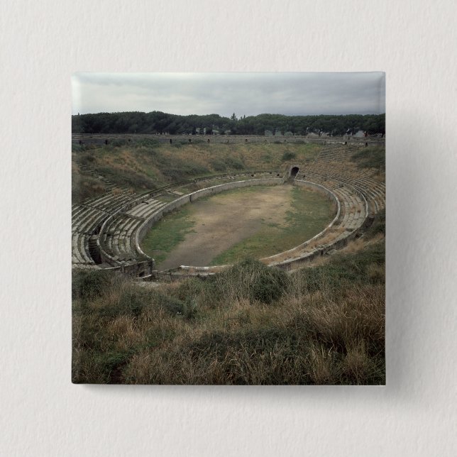 The Amphitheatre 15 Cm Square Badge (Front)