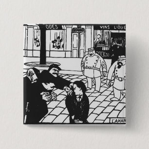 The Anarchist, 1892 15 Cm Square Badge