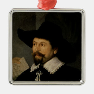 The Anatomy Lesson of Dr. Nicolaes Tulp, 1632 2 Metal Tree Decoration