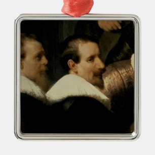 The Anatomy Lesson of Dr. Nicolaes Tulp, 1632 Metal Tree Decoration