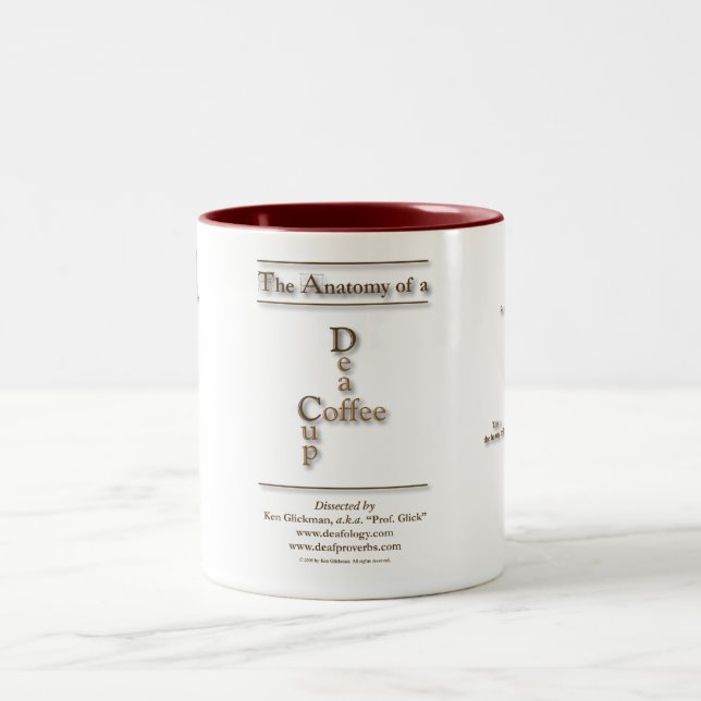 The Anatomy of a "Deaf Coffee" Cup (Center)