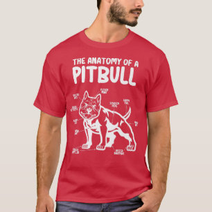 The Anatomy of A Pitbull Dog Lover, Funny Dog Owne T-Shirt