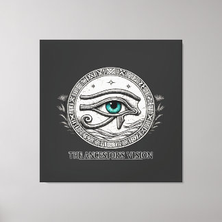 The Ancestor's Vision | Eye of Horus Canvas Print