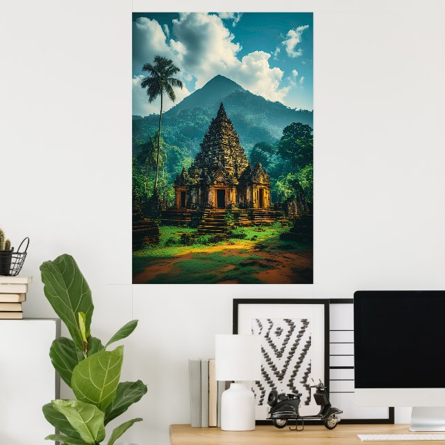 The Ancient Candi of the Hills Poster (Home Office)