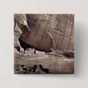 The Ancient Ruins of the Canyon de Chelle, 1873 (a 15 Cm Square Badge