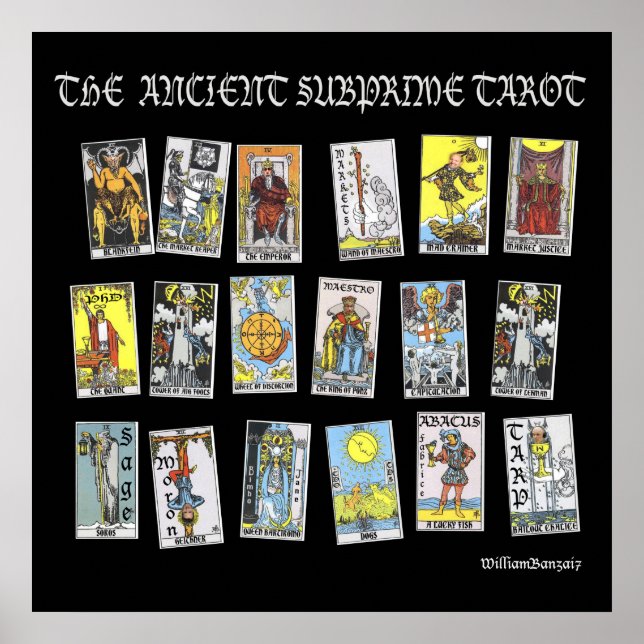 The Ancient Subprime Tarot Poster (Front)