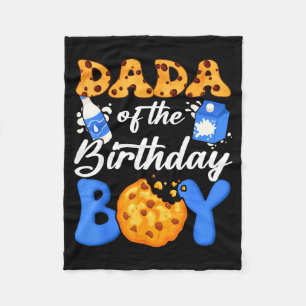 The And Dada Birthday Milk Cookies 1st Fleece Blanket