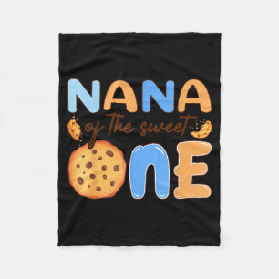 The And Nana Sweet Cookies Milk Birthday Fleece Blanket