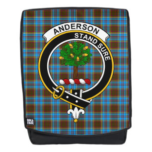 The Anderson Clan Crest Tartan Plaid Backpack
