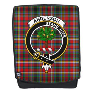 The Anderson Of Arbrake Clan Crest Tartan Plaid Backpack